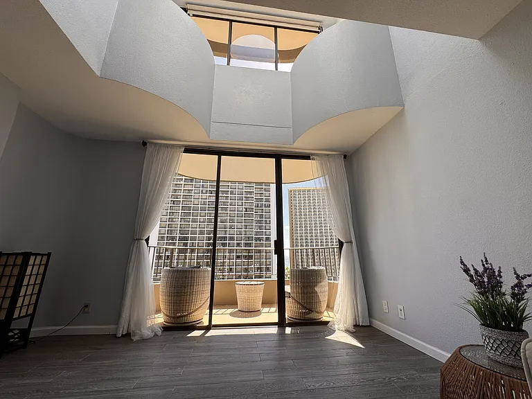 High ceilings, skylights, bright open spaces!