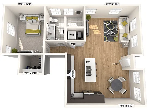 Floor plan A8