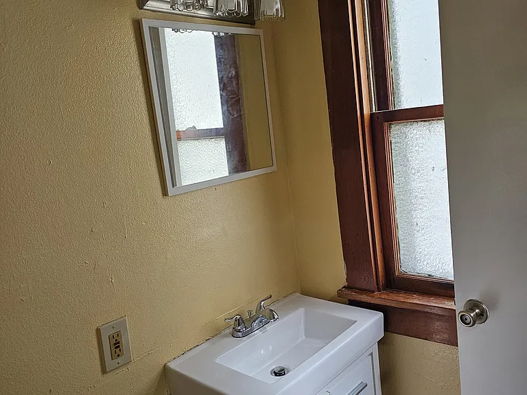 First floor half bath