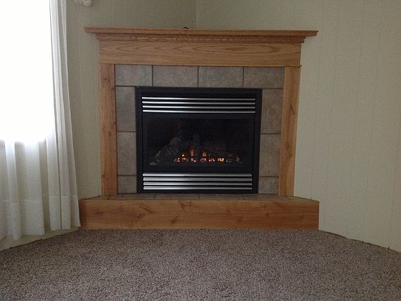 Fireplace in living room
