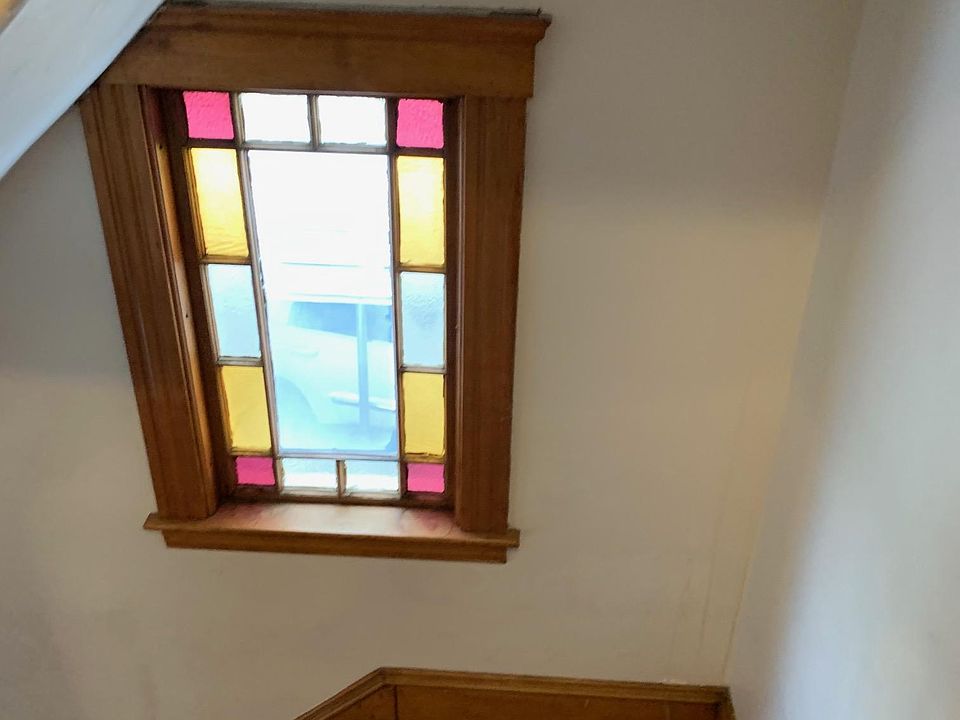 Window in the entrance