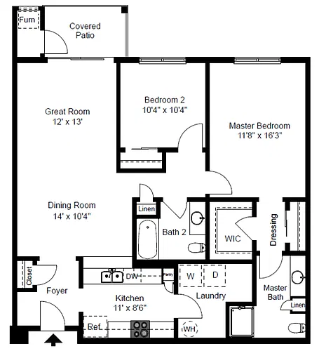 Floor plan 2D2