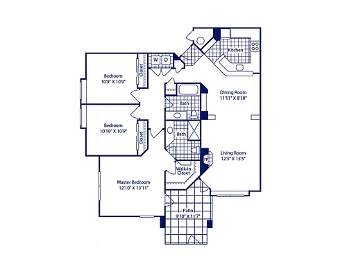 Floor plan 3B Sophisticated