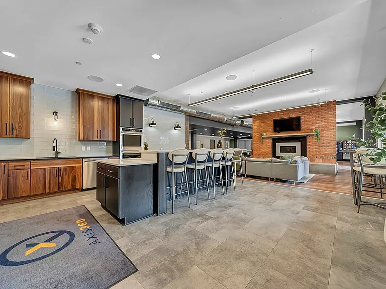 Community Center Kitchen with Open Space