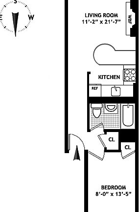 5th image of 345 W 21st St APT 4A