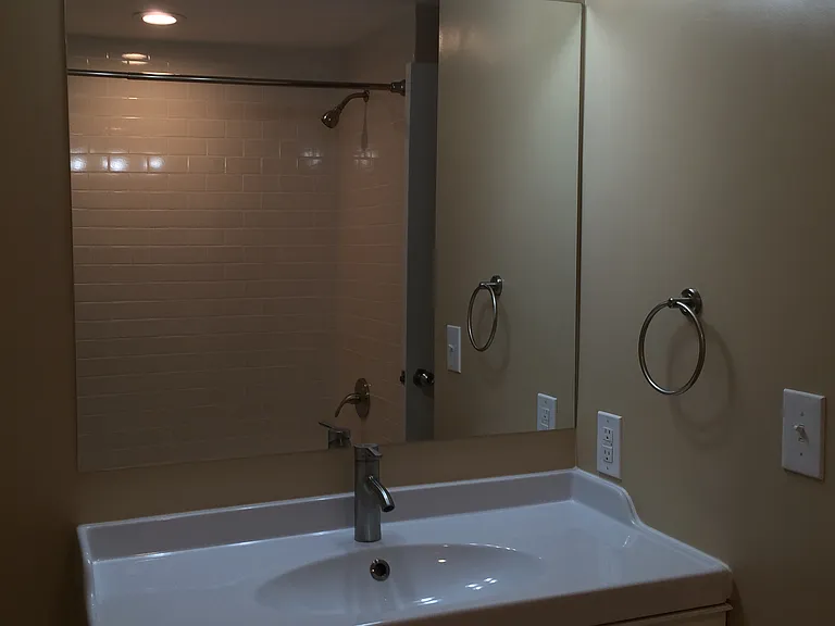 Bathroom vanity.