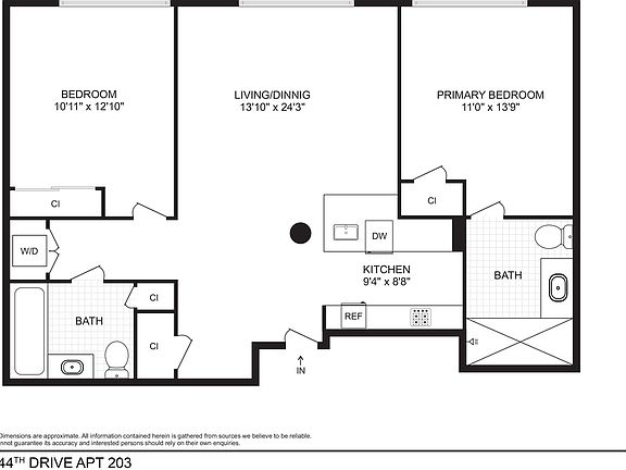 2nd image of 27-21 44th Dr Unit 203