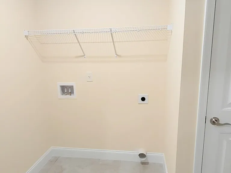 Laundry room with washer/dryer hook-ups