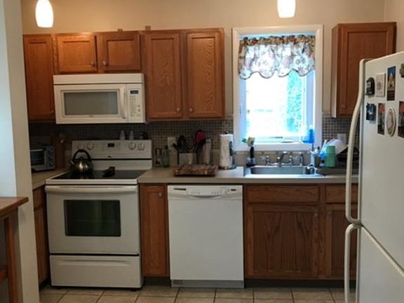 Large kitchen with pantry