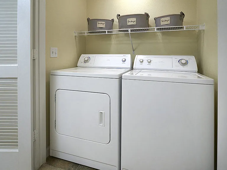 Washer and dryer in every apartment