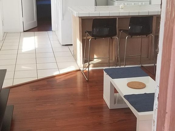 Living room and kitchen