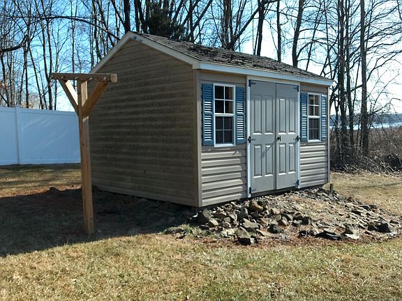Backyard storage barn