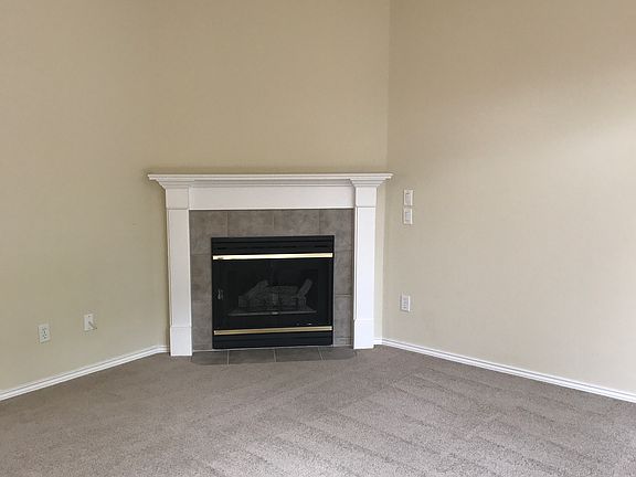 living room with fireplace