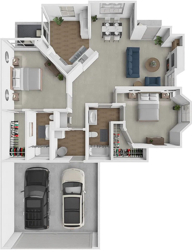 Floor plan Beverly 1