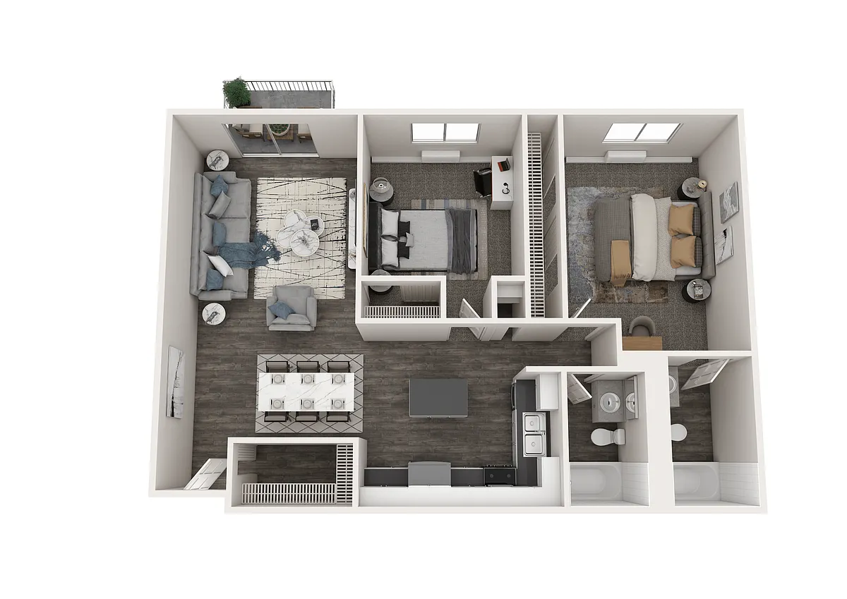 Floor plan Orleans - Renovated
