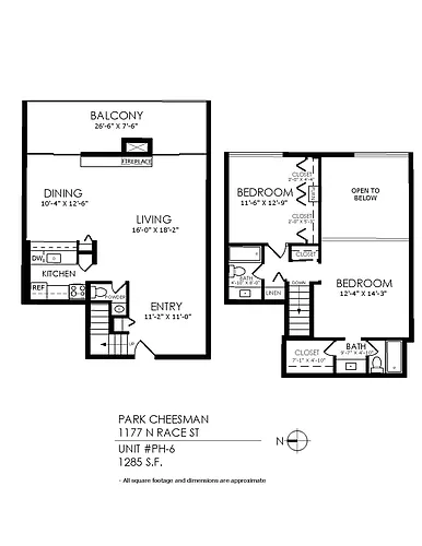 Floor plan Cambridge Penthouse