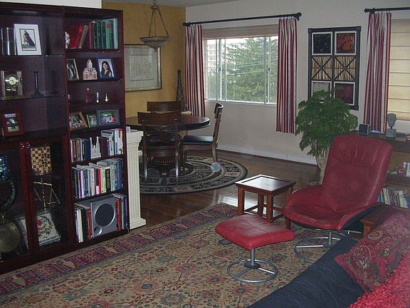 Living Room w/ dining area in rear