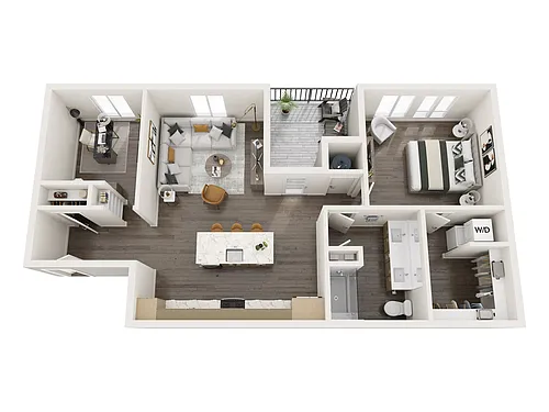 Floor plan 1M Den