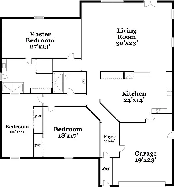 3 bed, 2.0 bath, 1596 sqft, $2,230 — Photo 2