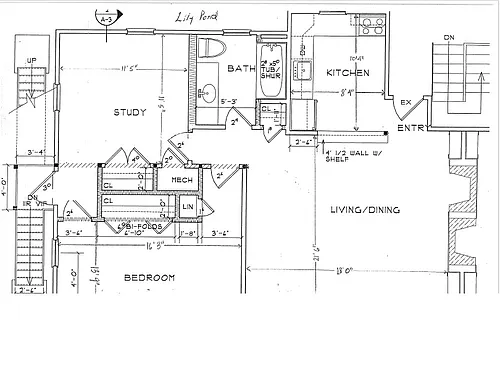 Floor plan Lily Pond