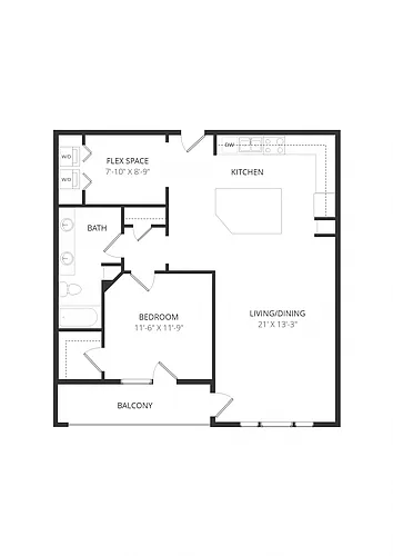 Floor plan Building P PA8