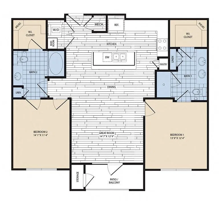 Floor plan B1
