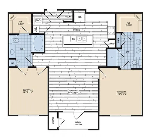 Floor plan B1