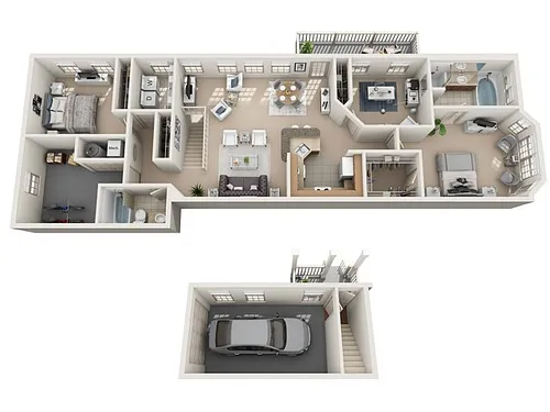 Floor plan Ambassador 3b ranch