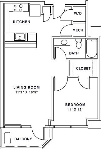 Floor plan P1A