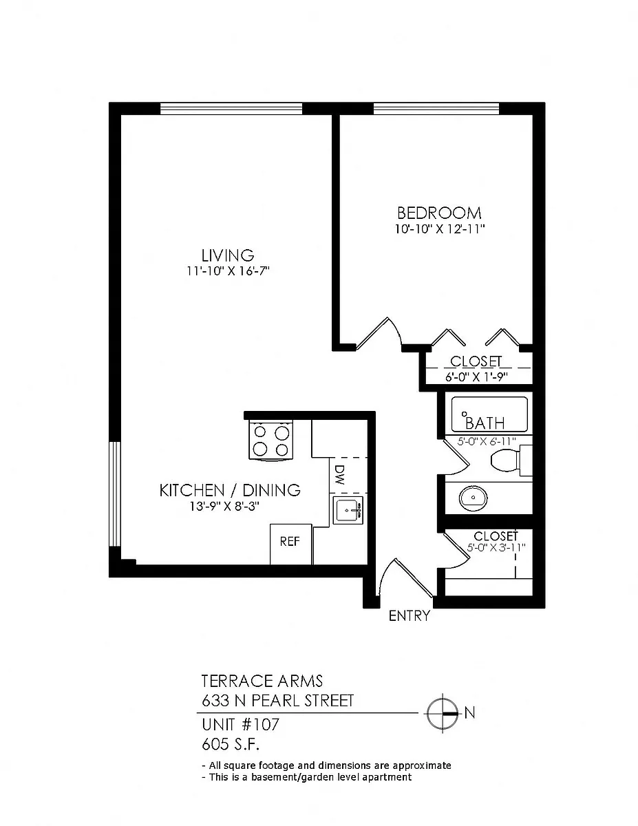 Floor plan 1 Bedroom