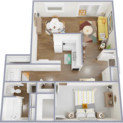 Floor plan 1X1