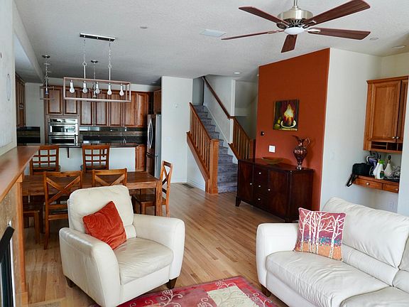 Open concept living room with beautiful light.