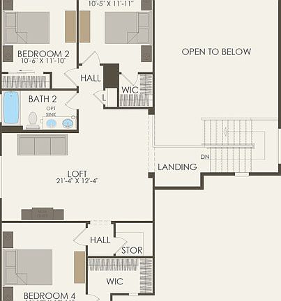 Second Floor 4 br 2.5 ba