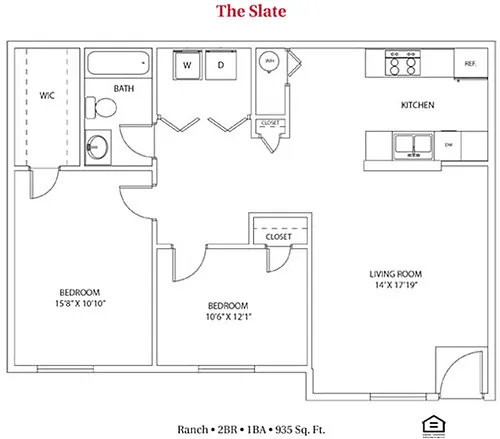 Floor plan The Slate