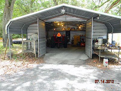 This is the tractor shed.