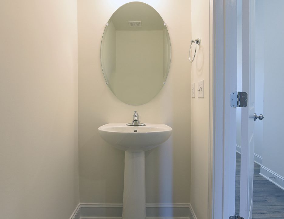 1sr floor half-bath near entrance.