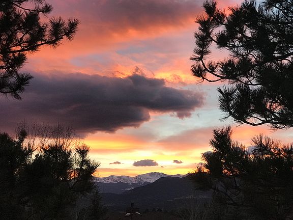 Sunset off deck