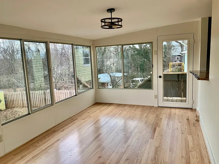Light filled dining room