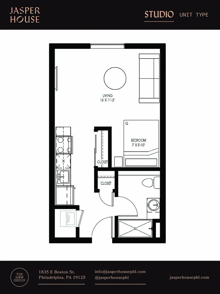 Floor plan Studio