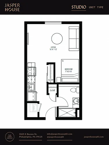 Floor plan Studio