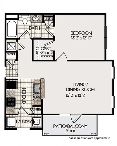 Floor plan 1B Floorplan