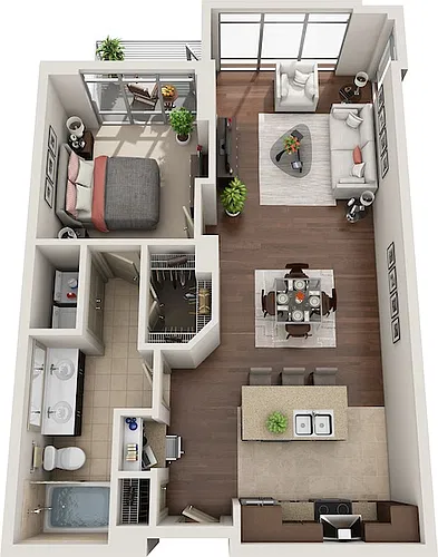 Floor plan A1B