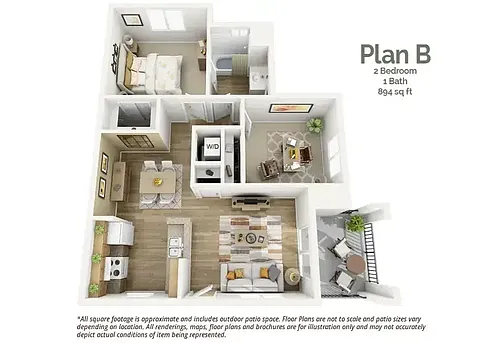Floor plan Plan B North