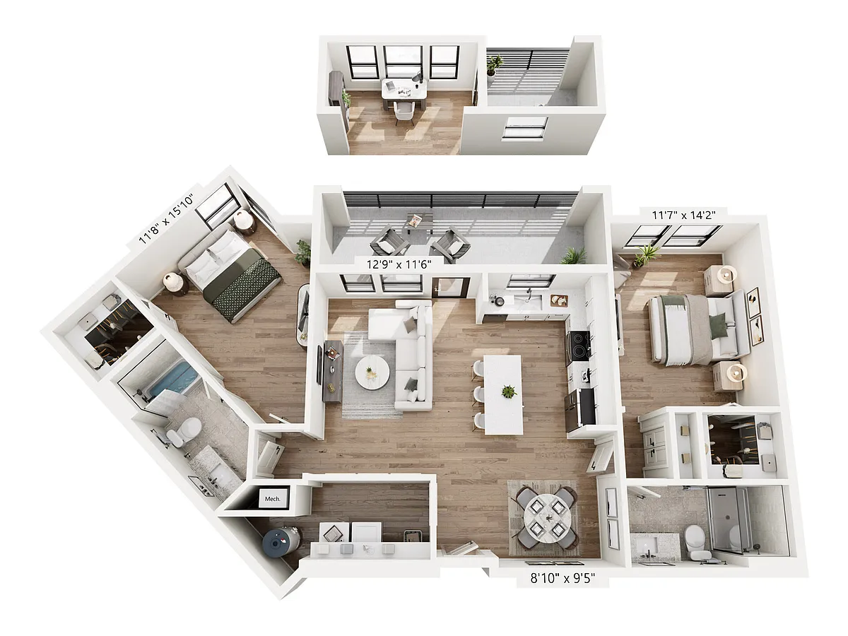 Floor plan B4