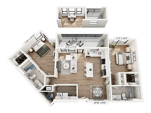 Floor plan B3