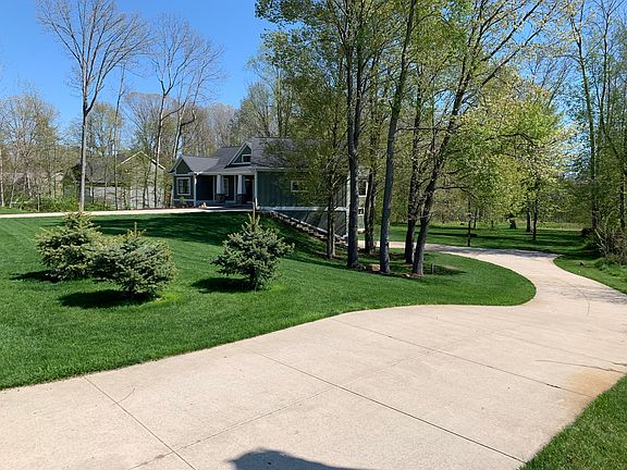 Driveway to lower garage.