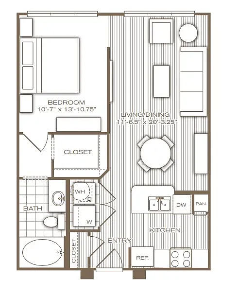 Floor plan Mondrian