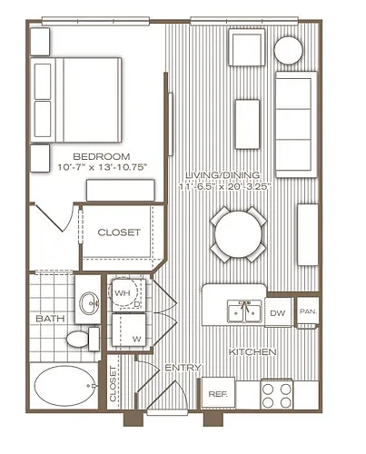 Floor plan Mondrian