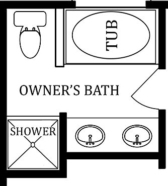 Second Floor Opt. Super Owner s Bath