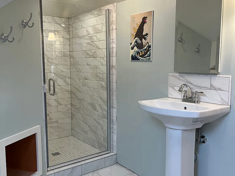 Alternate view of attic bathroom